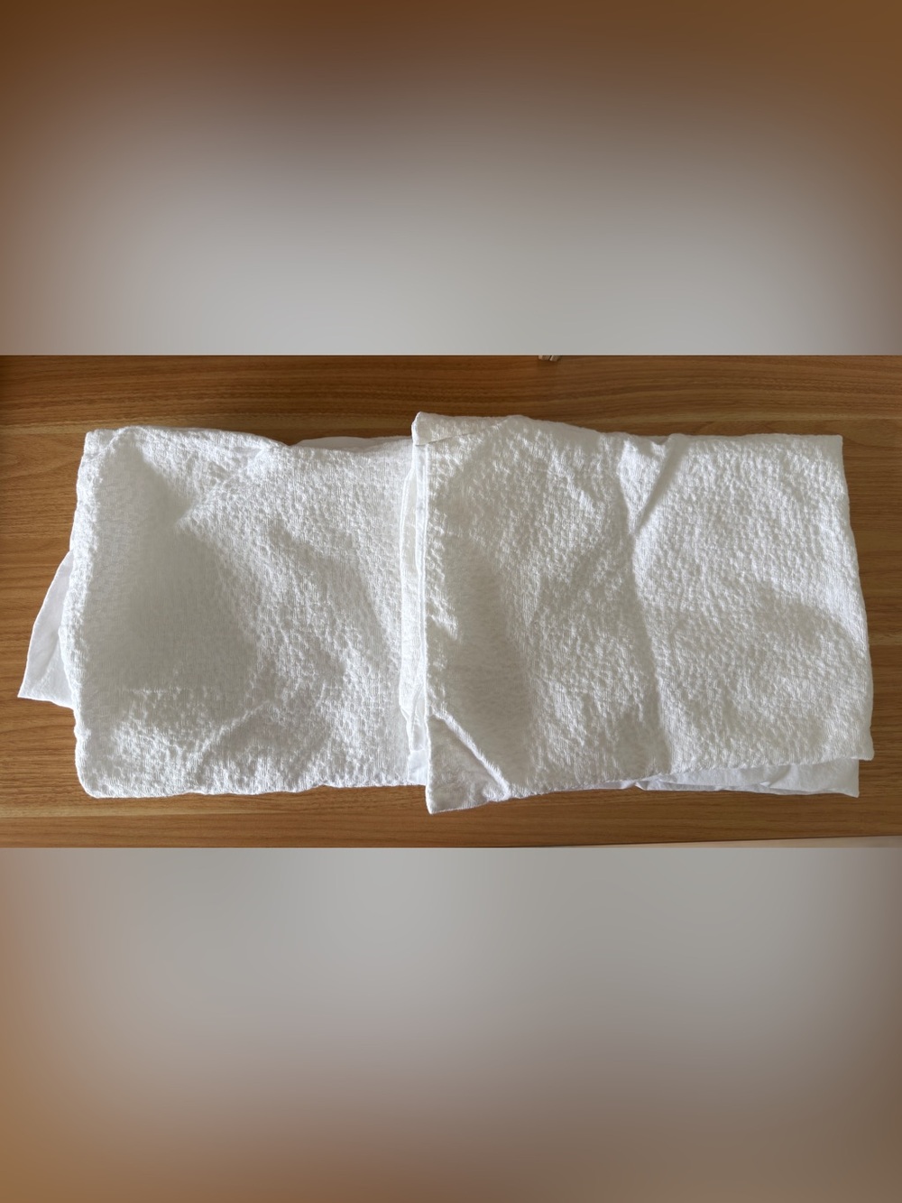 NEW Indigo Home White Cotton Pillow Cases